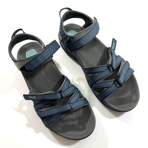Teva Womens Tirra Sport Sandals Blue Grey Size 9 Outdoor Hiking